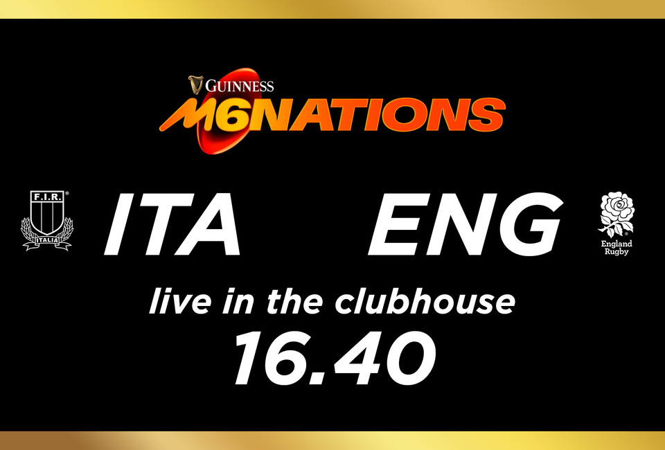 Live 6 Nations: ITA v ENG